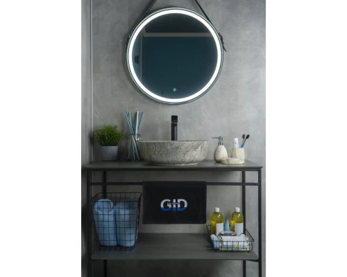 Раковина Gid Mnc498 54438 накладная под камень глянцевая 41.5x41.5x13.5