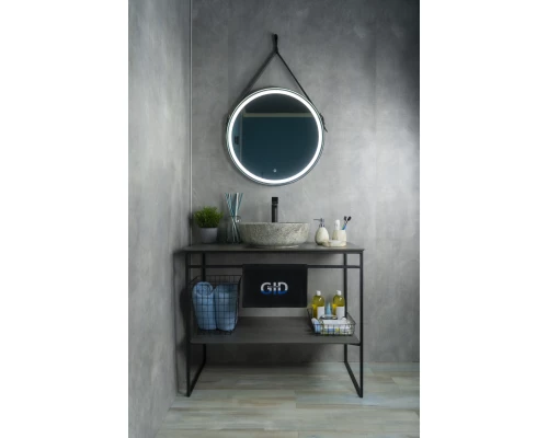 Раковина Gid Mnc498 54438 накладная под камень глянцевая 41.5x41.5x13.5