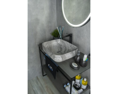 Раковина Gid Mnc597 54458 накладная под камень глянцевая 50x39x13