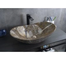 Раковина Gid Mnc811T 54477 накладная под камень глянцевая 61x37x15