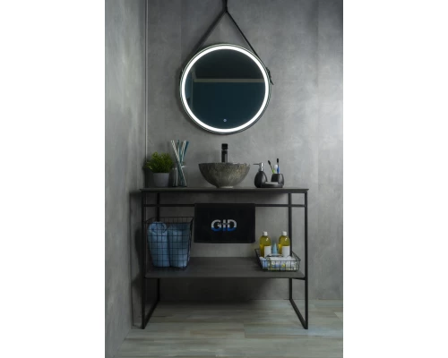 Раковина Gid Mnc486 54434 накладная под камень глянцевая 32x32x14