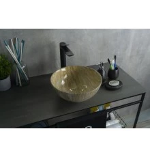 Раковина Gid Mnc488 54436 накладная под камень глянцевая 32x32x14