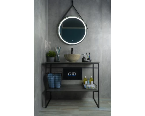 Раковина Gid Mnc488 54436 накладная под камень глянцевая 32x32x14