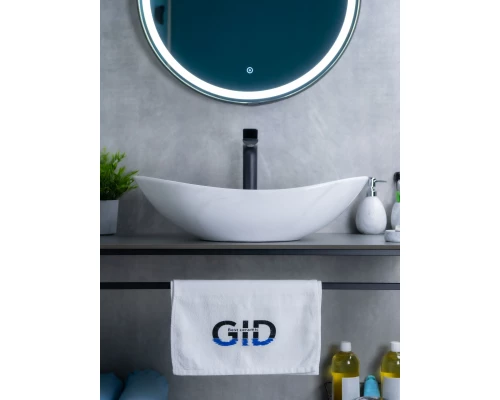 Раковина Gid Ws9811 54468 накладная под камень глянцевая 61x37x15