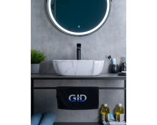 Раковина Gid Mnc333C 54469 накладная под камень глянцевая 46x32.5x13.5