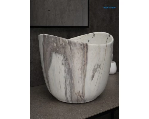 Раковина Gid Mnc9303 54479 накладная под камень матовая 36x36x32