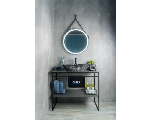 Раковина Gid Mnc206 54427 накладная под камень глянцевая 59x39x13