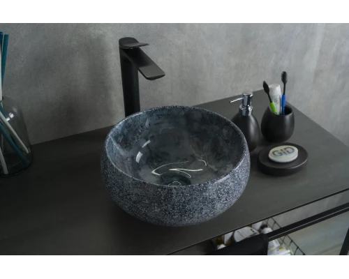 Раковина Gid Mnc481 54433 накладная под камень глянцевая 32x32x15.5