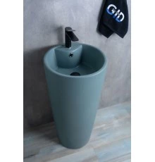 Раковина Gid Nb131gm (зеленая хаки) 81116 накладная зеленая хаки 40x40x84