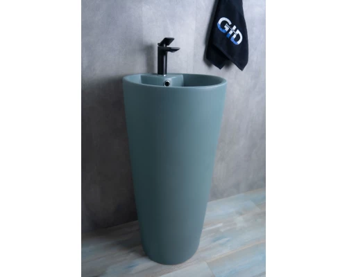 Раковина Gid Nb131gm (зеленая хаки) 81116 накладная зеленая хаки 40x40x84