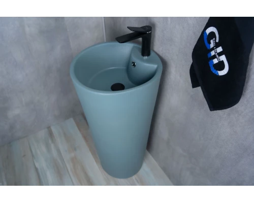 Раковина Gid Nb131gm (зеленая хаки) 81116 накладная зеленая хаки 40x40x84