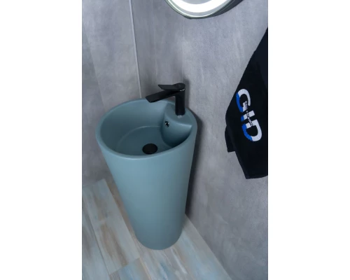 Раковина Gid Nb131gm (зеленая хаки) 81116 накладная зеленая хаки 40x40x84