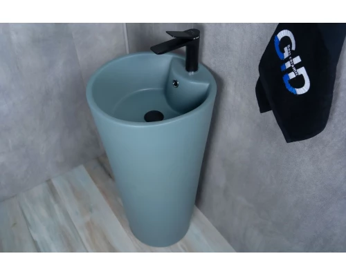 Раковина Gid Nb131gm (зеленая хаки) 81116 накладная зеленая хаки 40x40x84