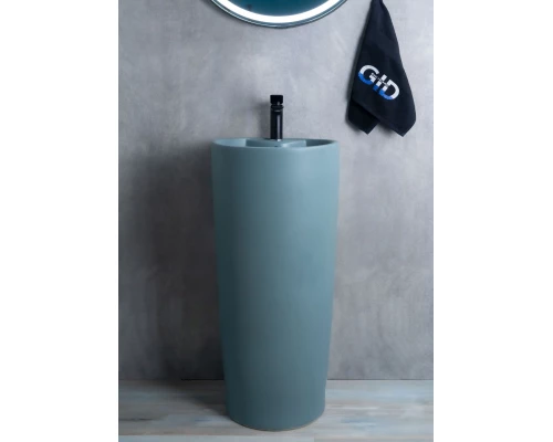 Раковина Gid Nb131gm (зеленая хаки) 81116 накладная зеленая хаки 40x40x84