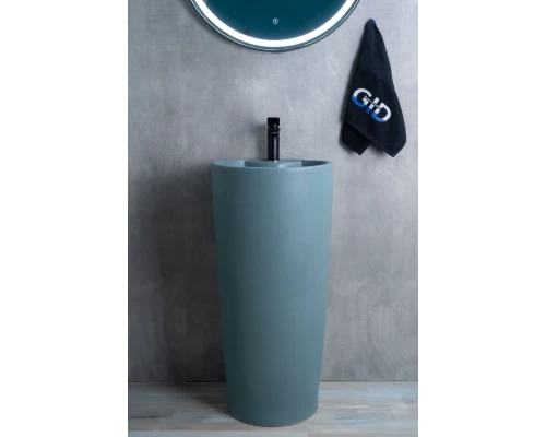 Раковина Gid Nb131gm (зеленая хаки) 81116 накладная зеленая хаки 40x40x84