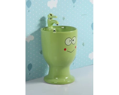 Раковина Gid Nb193-G 69915 накладная зеленая 37x37x53