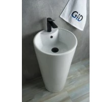 Раковина Gid Nb131 81112 накладная белая 40x40x84