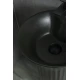 Раковина Gid Nb132bg 81114 накладная под черная  графит 41x41x84