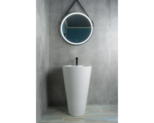 Раковина Gid Nb136 81105 накладная белая 50x53x80