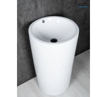 Раковина Gid Nb163 81107 накладная белая 46x46x85