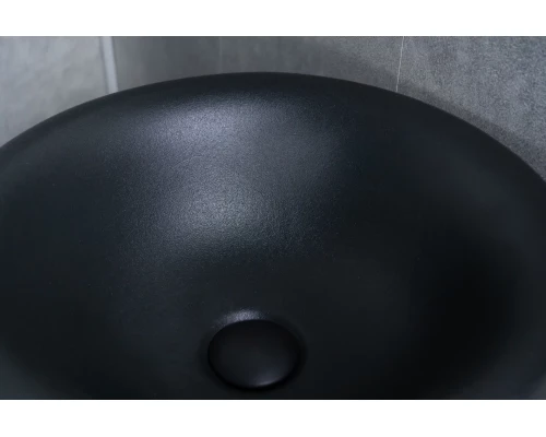 Раковина Gid Nb130bg 81110 накладная черная графит 40x40x85