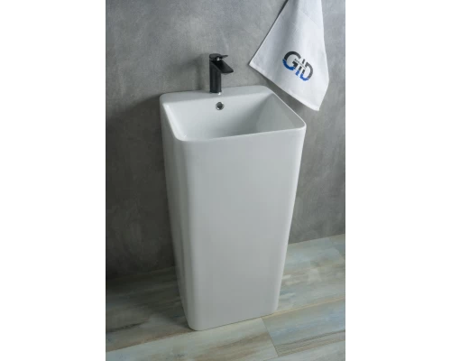 Раковина Gid Nb148 81117 накладная белая 42x41x86