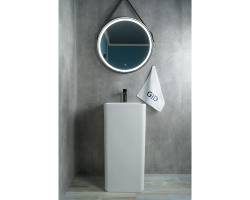 Раковина Gid Nb148 81117 накладная белая 42x41x86