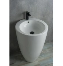 Раковина Gid Nb133 81106 накладная белая 49x49x82