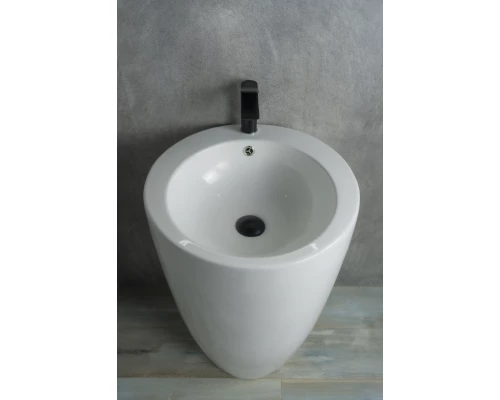 Раковина Gid Nb133 81106 накладная белая 49x49x82