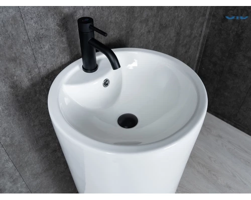 Раковина Gid Nb135 81102 накладная белая 46x46x86