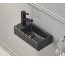 Раковина Gid Bm9270R 62201R подвесная черная матовая 40.5x20.5x10.5