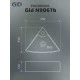 Раковина Gid N9067b 61101 подвесная белая 45x33x13