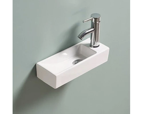 Раковина Gid N9271L 61128L подвесная белая 38x14.5x8