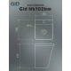 Раковина Gid Nb102bm 62209 подвесная черная матовая 36.5x40x45.5