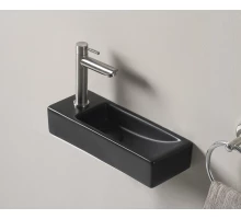 Раковина Gid Bm9271R 62202R подвесная черная матовая 38x14.5x8