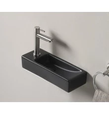 Раковина Gid Bm9271R 62202R подвесная черная матовая 38x14.5x8