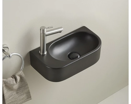 Раковина Gid Bm9274R 62204R подвесная черная матовая 40x21.5x12