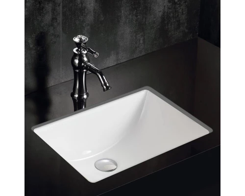 Раковина Gid Yj833 71153 встаиваемая снизу белая 61x39x19