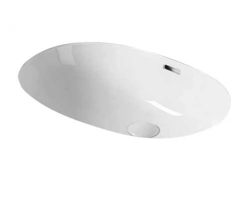 Раковина Gid Yj8004 71163 встаиваемая снизу белая 55x39.5x19