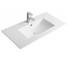 Раковина Gid 9090e 71105 встраиваемая сверху белая 91x46.5x17