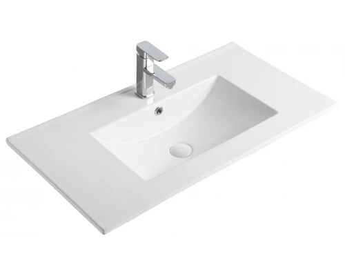 Раковина Gid 9090e 71105 встраиваемая сверху белая 91x46.5x17