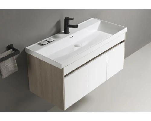 Раковина Gid 5510s 71165 встраиваемая сверху белая 101x46.5x15