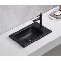 Раковина Gid Bm3340 72203 встраиваемая сверху черная матовая 40.5x26x10