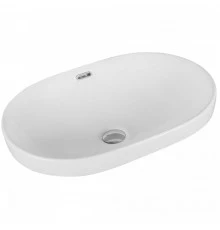 Раковина Gid S1004 71160 встраиваемая сверху белая 61x40x19