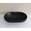 Раковина Gid Bm1004 72202 встраиваемая сверху черная матовая 61x40x19