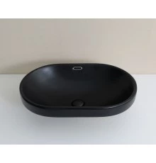 Раковина Gid Bm1004 72202 встраиваемая сверху черная матовая 61x40x19