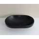 Раковина Gid Bm1004 72202 встраиваемая сверху черная матовая 61x40x19