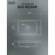 Раковина Gid N3340 71170 встраиваемая сверху белая 40.5x26x10