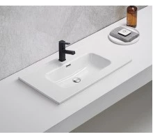 Раковина Gid 9080s 71157 встраиваемая сверху белая 81x46.5x17