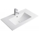 Раковина Gid 9075e 71103 встраиваемая сверху белая 76x46.5x17
